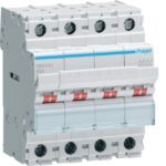 HAGER - Interrupteur modulaire 4 pôles 40A - SBN440