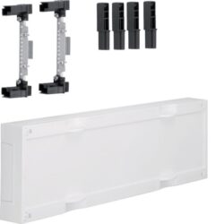 HAGER - Kit 2 tr. plastron plein - h.150mm - UD12F1