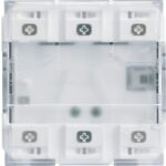 HAGER - Mécanisme gallery KNX 2 boutons-poussoirs avec LED - WXT312