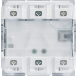 HAGER - Mécanisme gallery KNX 2 boutons-poussoirs avec LED - WXT312
