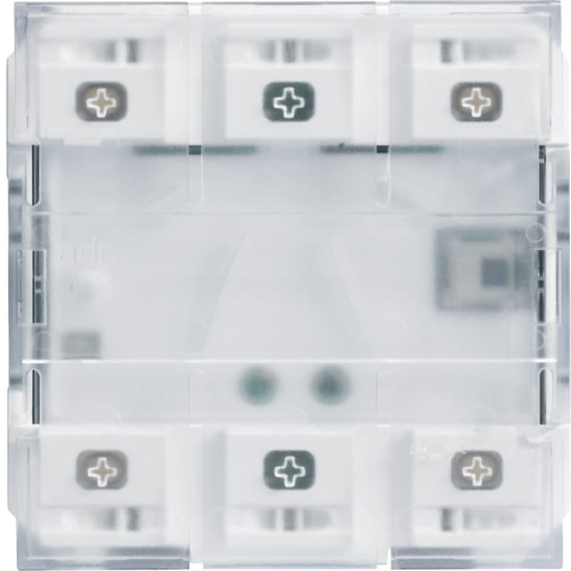 HAGER - Mécanisme gallery KNX 2 boutons-poussoirs avec LED - WXT312 HAGER - Mécanisme gallery KNX 2 boutons-poussoirs avec LED - WXT312