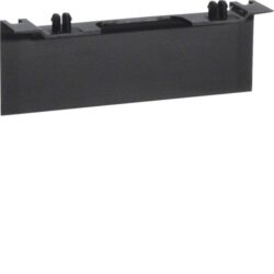 Pièce de recouvrement pour plinthe blanc RAL 9011, configuration visible