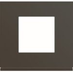 HAGER - Plaque de recouvrement gallery 1 poste anthracite - WXP1002