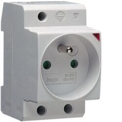 Détails visibles de Prise de courant 2P+T avec voyant lumineux SN316 pour Prises modulaires