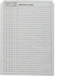 Détails visibles de Pochette à plan A5 pour tableau électrique GZ06A pour Accessoires pour armoires de comptage