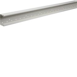 Détails visibles de Socle de goulotte en PC/ABS 65x100 mm blanc sans halogène pour Goulottes de distribution