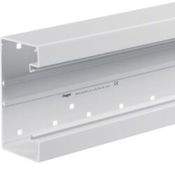 Détails visibles de Socle pour goulotte installation 65x130 mm blanc RAL 9016 pour Goulottes de câblage