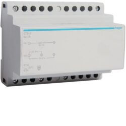 HAGER - Transformateur - 220V/12-24V - 63VA - 6 M. - ST315