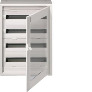 HAGER - Vega D - 4R. 96 M. - porte transparente - FD42CN