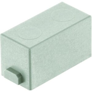 Module obturateur rectangulaire vert clair pour connecteur industriel Han modulaire avec ergots de verrouillage