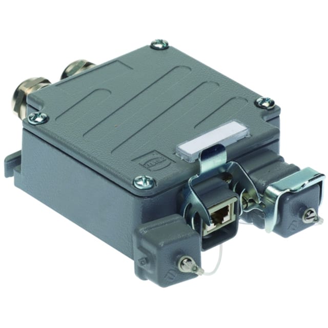 HARTING - RJI Han3A RJ45 C6A Metal Outlet IP65/67 - 09458151560 HARTING - RJI Han3A RJ45 C6A Metal Outlet IP65/67 - 09458151560