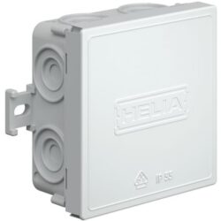 Détails visibles de Boîte de dérivation saillie 85x85x37 mm 12 entrées 254 pour Boîtes de dérivation étanches