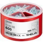 HELIA - Boîte de vis Pozidriv 3x100 st (15/25/40 mm - 600