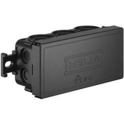 Détails visibles de Boîte de dérivation noire sans halogène 89x42x37 mm pour Boîtes de dérivation étanches