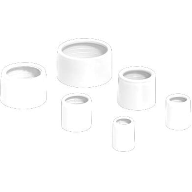 HELIA Entrée de tube 16 mm antichoc sans halogène Embouts de tube blancs antichoc sans halogène pour tube 16 mm
