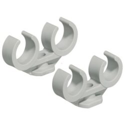 Détails visibles de Collier de fixation double pour tube Ø 20 mm pour Colliers de serrage pour tubes