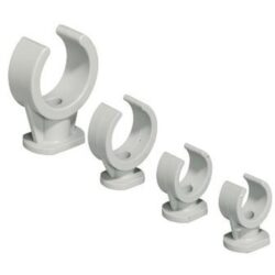 Collier de fixation pour tube PVC, configuration visible