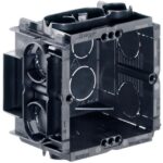 HELIA - Q-range boîte d'encastrement 60x60x50mm avec vis (sans halogène) - 7500