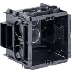 HELIA - Q-range boîte d'encastrement 60x60x65mm sans vis avec surf.rainurées(sans halog. - 7652