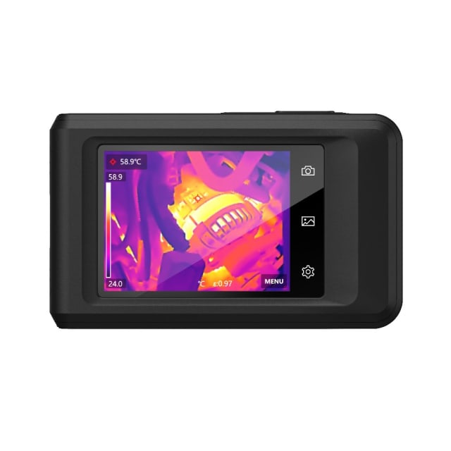 HIKMICRO Caméra thermique de poche A19021017 Caméra thermique de poche 256 x 192 pixels avec écran couleur et boîtier noir compact