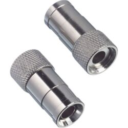 Connecteur F Push-On pour câble coaxial 7 mm, configuration visible