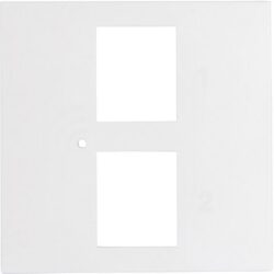 Plaque centrale 45 x 45 mm pour APAC W, configuration visible