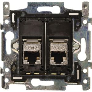 HIRSCHMANN - Prise murale de données 2x RJ 45 intégré