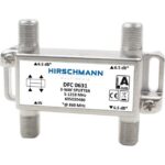 HIRSCHMANN - Répartiteur 3 voies avec connexion F 5 - - 695020480