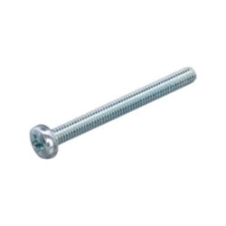 Vis à métaux galvanisée tête cylindrique Phillips M4x20