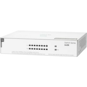 HPE Instant-On - HPE Instant On 1430 8G Class4 PoE 64W Switch - IGMP snooping Disabled by Default - R8R46A#ABB