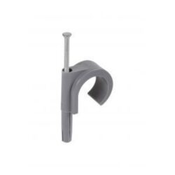 Détails visibles de Attache câble à cheville avec clou acier 11-15 mm pour Attaches à frapper