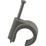 HUPPERTZ - Attache à clou gris pour tube 16-19 mm - M421315