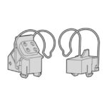 HUPPERTZ - Griffe seul pour socket Circline - 103M
