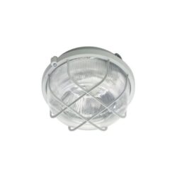 HUPPERTZ - Hublot rond PVC 100W E27 230V (CE) IP44 gris - 40601