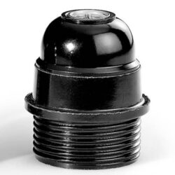 HUPPERTZ - Socket bakelite E27 noir - 761RS