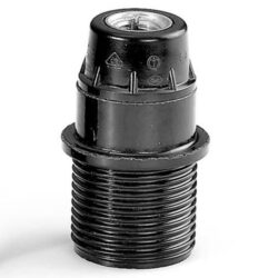 HUPPERTZ - Socket bakelite demi-filetage E14 blanc - 701RSW