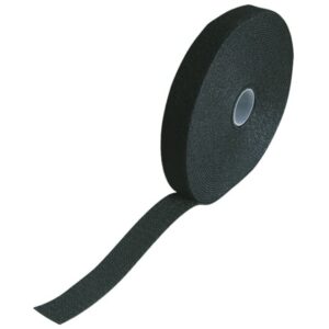 Haupa - COLLIER VELCRO NOIR EN ROULEAU 10 MX20MM - 262782