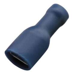 Détails visibles de Cosse femelle isolée bleue PVC 1,5-2,5 mm² pour Manchons de raccordement