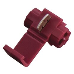 Connecteur rapide isolé rouge 0,5-1,5 mm², configuration visible