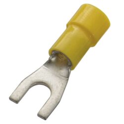 Détails visibles de Cosse à fourche isolée PVC 4-6mm² M6 DIN 46237 pour Cosses de câble