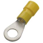 Haupa - Cosse à oeillet DIN 46237 jaune PVC isolée 4-6mm² filetage M10 - 260292