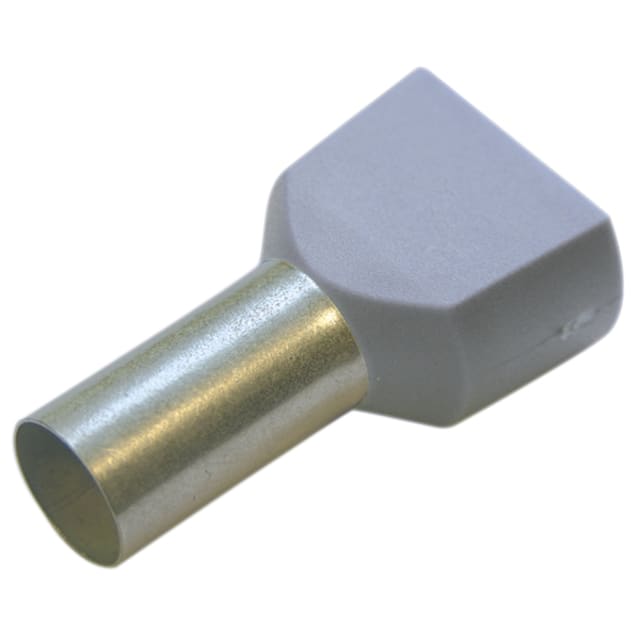 Haupa - Embout twin 2 conducteurs gris isolé PP 2 x 4mm² 14mm DIN +105°C - 270796 Haupa - Embout twin 2 conducteurs gris isolé PP 2 x 4mm² 14mm DIN +105°C - 270796