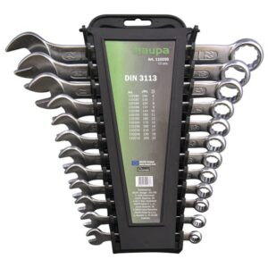 Haupa - Jeux de clés mixtes 6-22mm - 12pcs - DIN 3113 - 110250