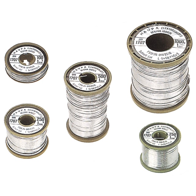 Haupa - Soudure 1mm 100gr F-SW26 Sn60Pb40 - 160020 Haupa - Soudure 1mm 100gr F-SW26 Sn60Pb40 - 160020