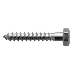 Détails visibles de Vis à tête hexagonale galvanisée 6x40 SW10 pour Vis autotaraudeuse / autoforante / autoforeuse