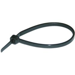 Collier de serrage noir résistant UV mm, configuration visible