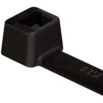 Hellermann Tyton - Collier 150x4.6 mm en PA66 Résistant aux UV Noir - T50S - 111-05860