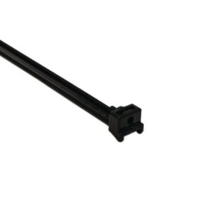 Hellermann Tyton - Collier à bande lisse et sans crantage 337 x 378 mm en PA66W noir - KR8/33 - 121-83360
