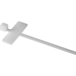 Hellermann Tyton - Collier de serrage avec plaque d'identification 25x8