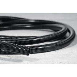 Hellermann Tyton - Gaine annelée Ø nominal 34 PA 6 (PA6) noir rouleau de 50m - 166-11206